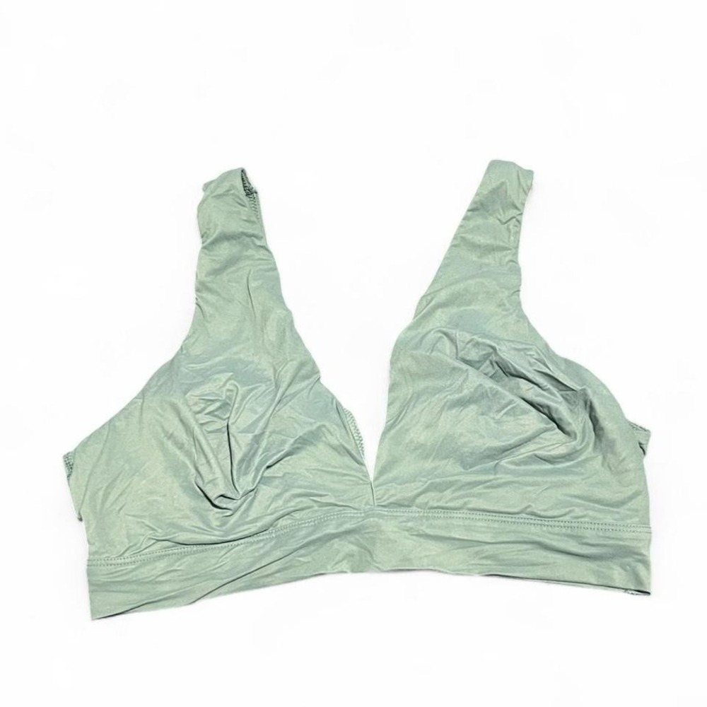 Victoria's Secret Light Green Bralette with Gold Lettering